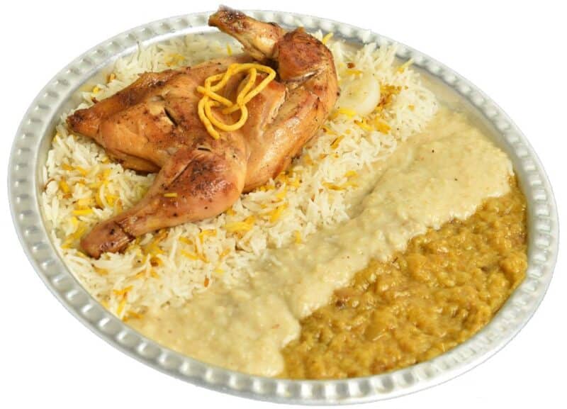 مثلوثه مظبي دجاج